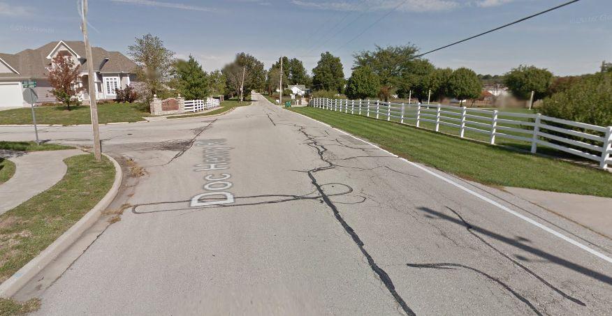 A Google Street View photo shows the neighborhood where the incident took place in Greenwood, Missouri. (Google Street View)