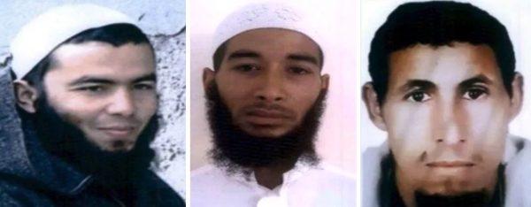 Moroccan police have published photographs of three of the suspects, The Sun reported, but have yet to release their names. (service-public.ma)