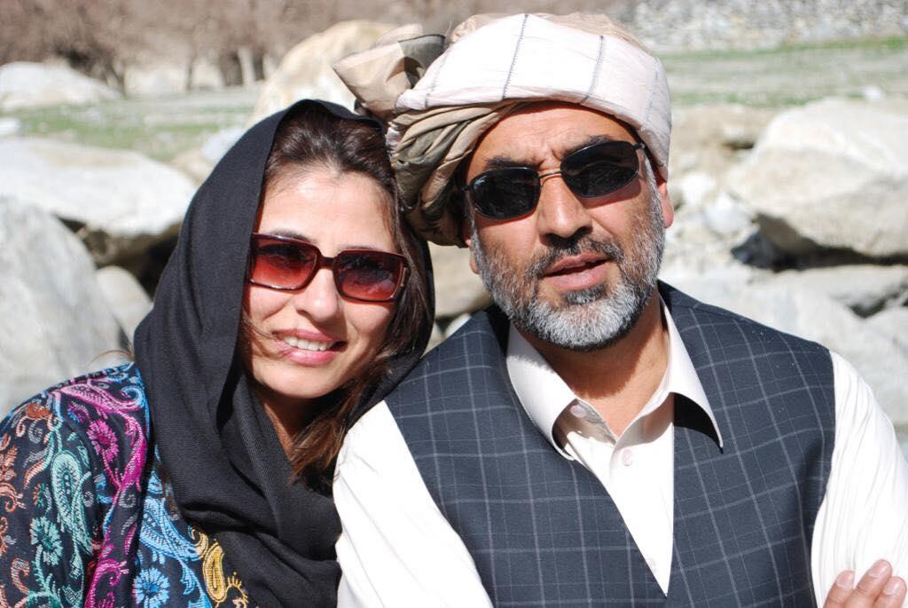 Afghanistan's Parliamentary Candidate, Zakia Wardak with her late husband, Sarajuddin Wardak. (Courtesy of Zakia Wardak)