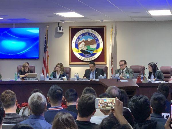 The El Monte City Council voted 4 to 1 approving the proposal to build a cannabis facility in the city on Dec. 19, 2018. (Jenny Liu/The Epoch Times)