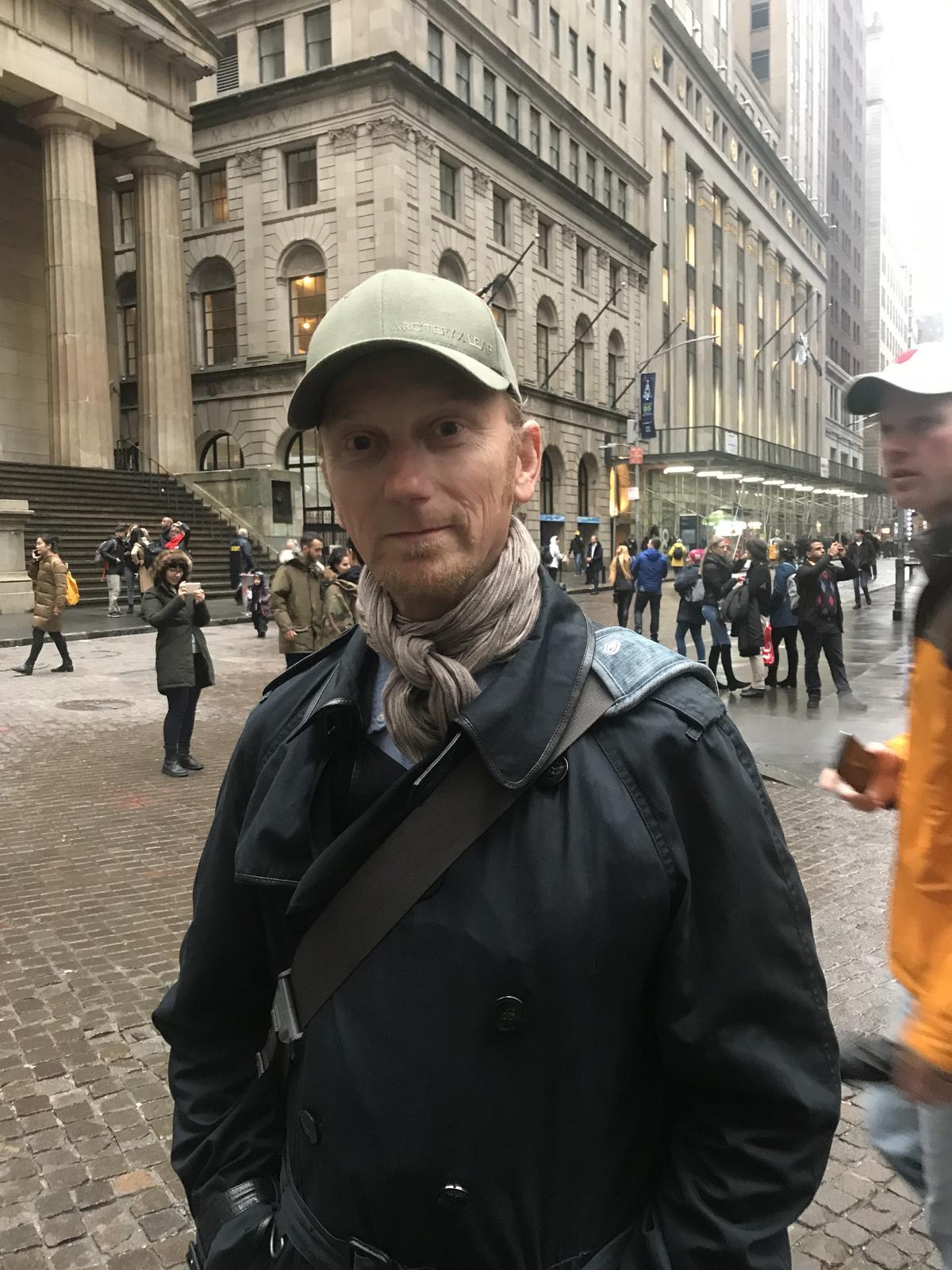 Nick Hritz in New York on Dec. 21, 2018. (Stuart Liess/The Epoch Times)