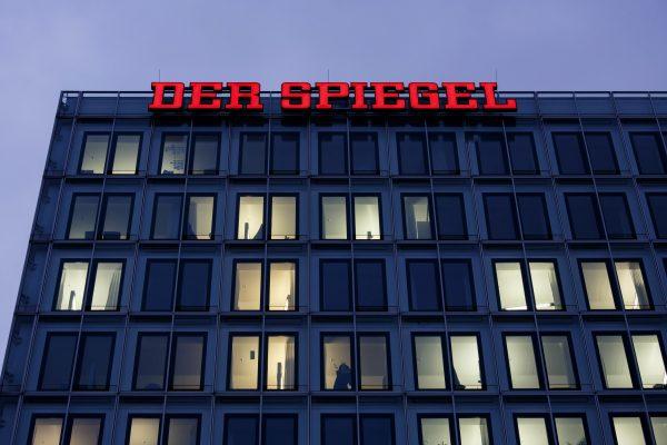 The offices of German newsweekly magazine Der Spiegel in Hamburg, Germany, on Dec. 20, 2018. (Morris MacMatzen/Getty Images)