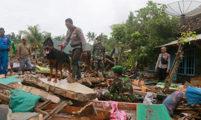 Indonesian Rescuers Use Drones, Sniffer Dogs as Tsunami Death Toll Tops 400