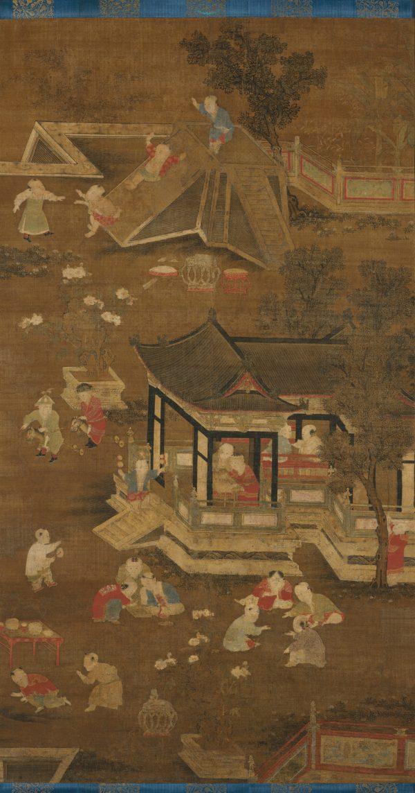 Children playing in the palace garden, late Yuan (1271–1368) to early Ming (1368–1644) Dynasty. Purchase, The Dillon Fund Gift, 1987. (The Metropolitan Museum of Art)