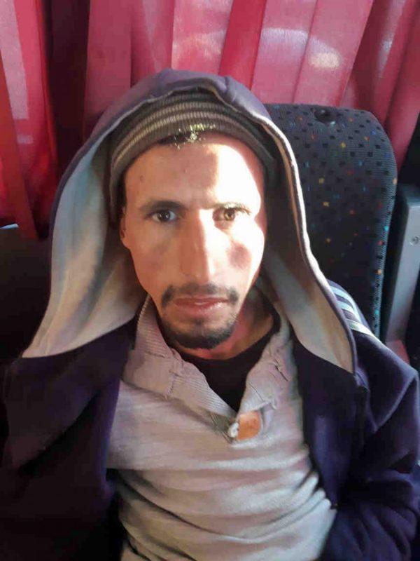 Abdessamad Ejjoud is one of the prime suspects in the murder of two Scandinavia hikers. He was detained while on a bus in December 2018. (2M.ma via AP)