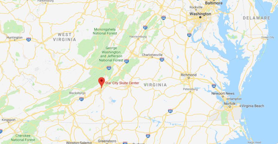Approximately 200 people were involved in a brawl at a roller skating rink in Virginia over the weekend, according to reports. (Google Street View)