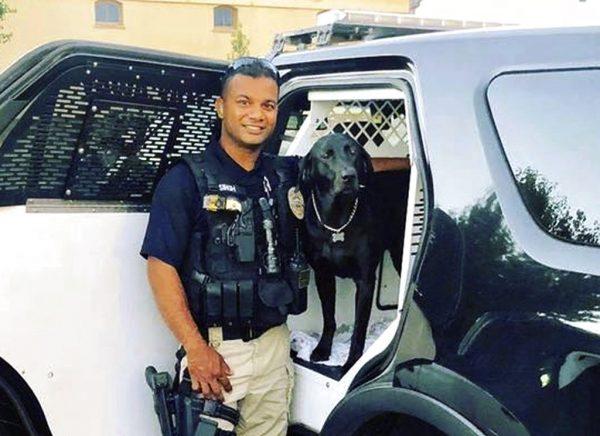 Officer Ronil Singh who was killed on duty conducting a traffic stop early on Dec. 26, 2018, in the town of Newman, Calif. (Stanislaus County Sheriff's Department via AP, File)