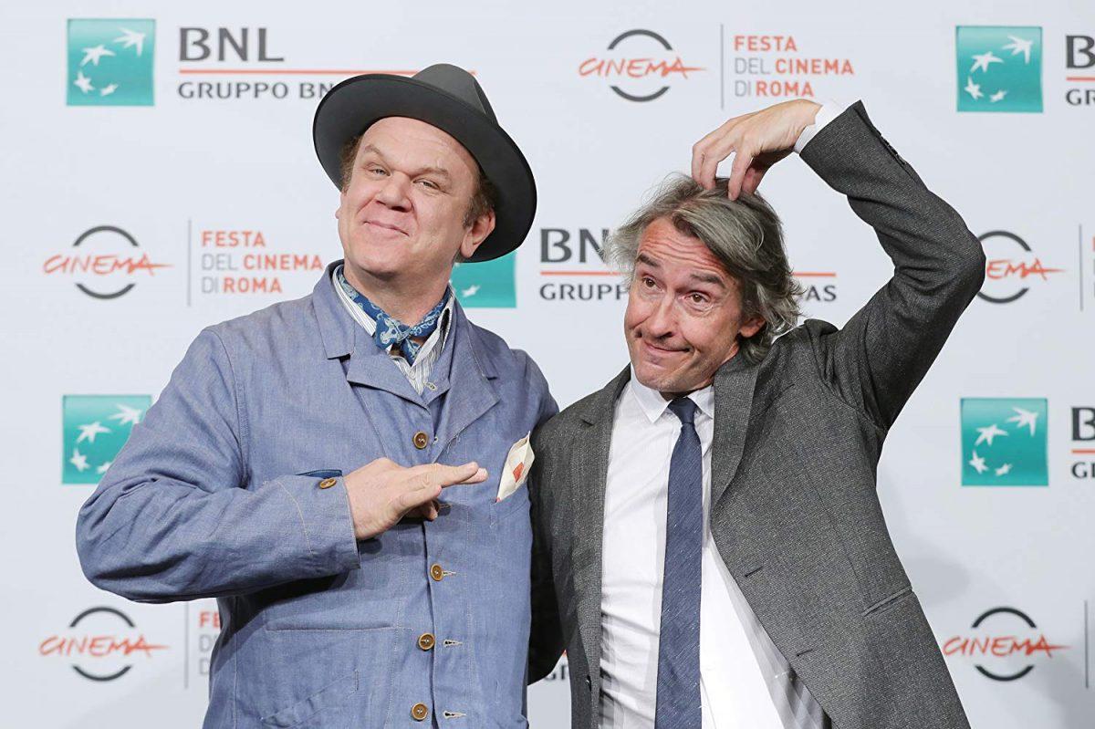 John C. Reilly (L) and Steve Coogan at an event for “Stan & Ollie.” (Sony Pictures Classics)