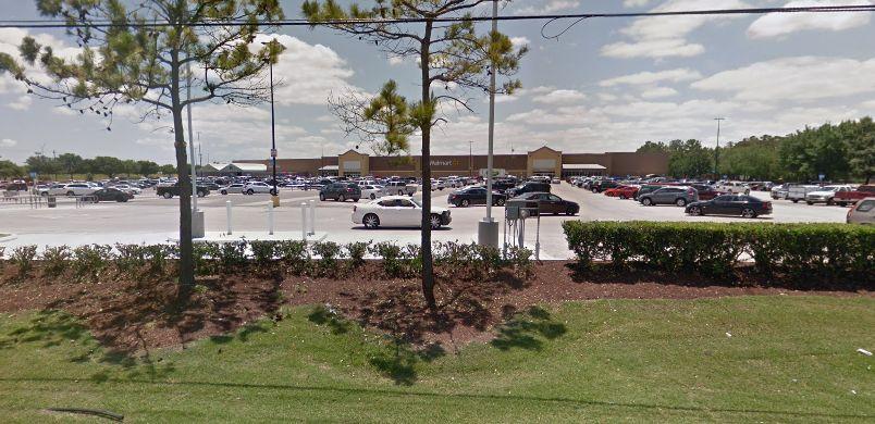 The shooting occurred on the 15400 block of Wallisville in Harris County in the Walmart parking lot. (Google Street View)
