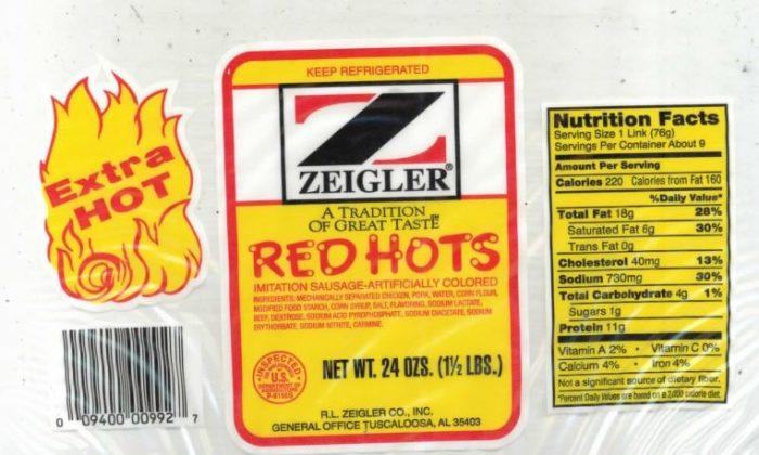More Than 11,000 Pounds of Chicken and Pork Sausage Recalled Over Metal Pieces