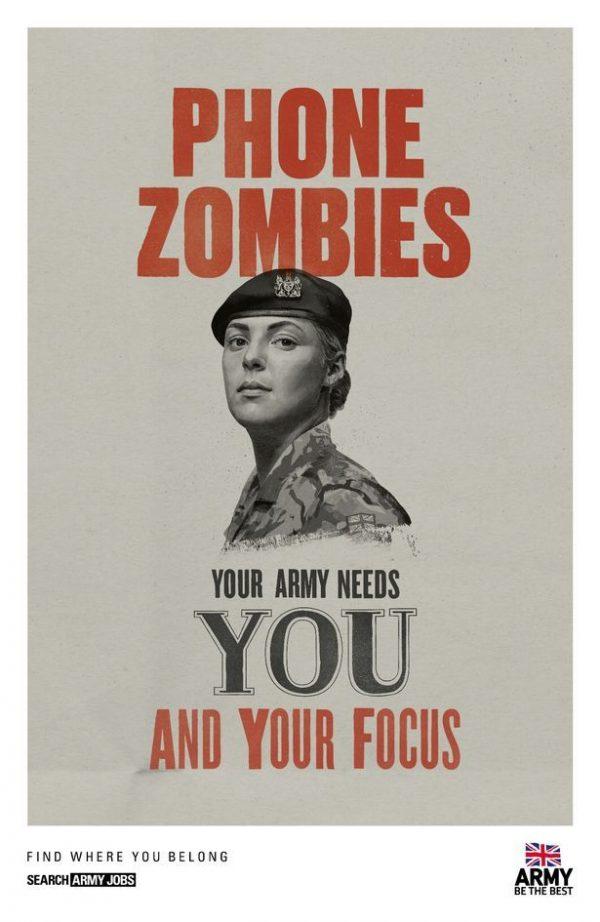 A poster from the 2019 British Army recruitment drive, published Jan. 3, 2019. (MoD/Crown Copyright)