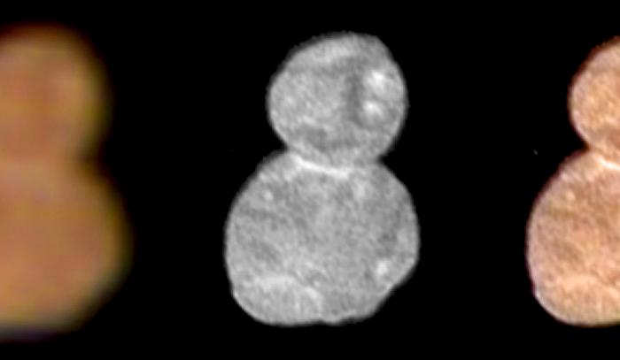 NASA: Icy Object Past Pluto Looks Like Reddish Snowman