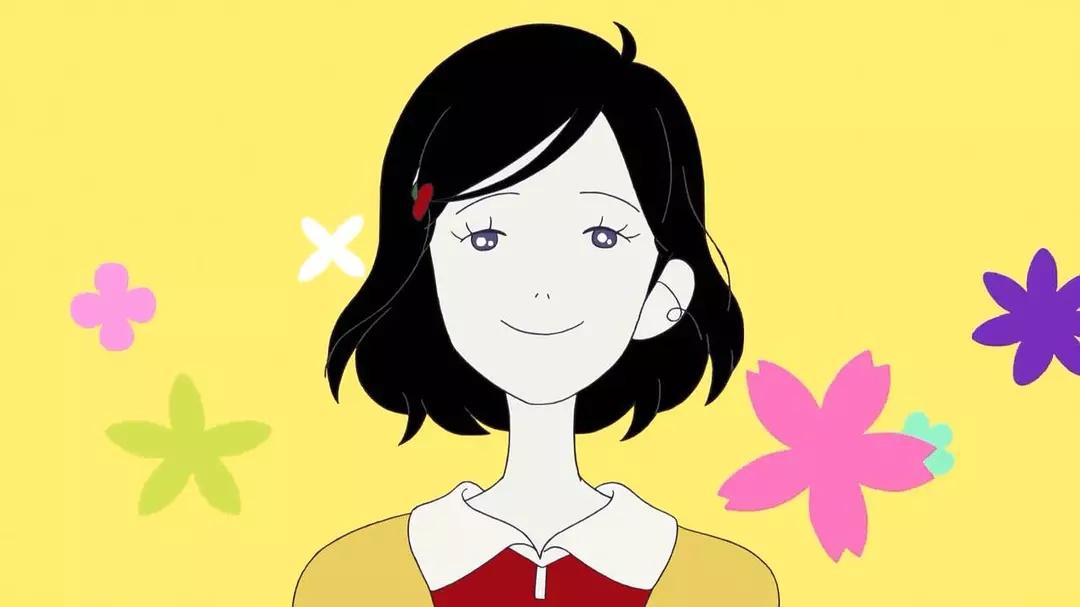 The Girl with Black Hair is an enigmatic charmer in “The Night Is Short.” (GKIDS)
