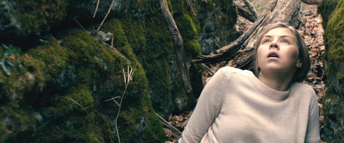 Hermione Corfield plays a co-ed hunted by meth dealers in Kentucky, in "Rust Creek." (IFC Midnight)