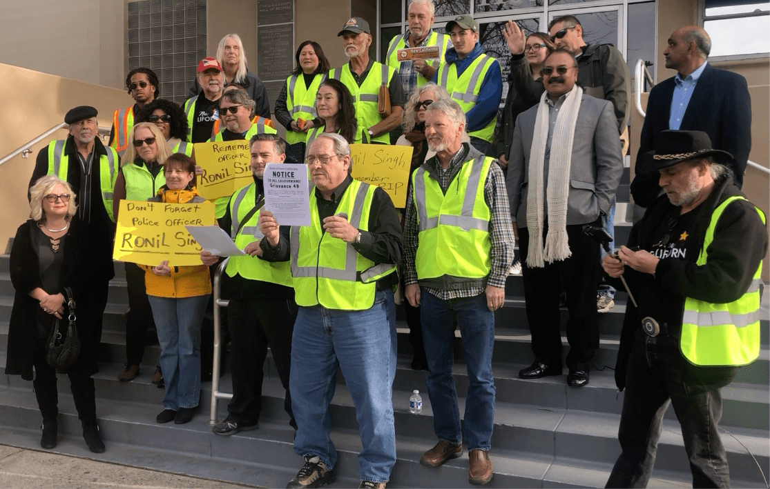 After Officer’s Slaying, Yellow Vest Activists Urge Trump to End California’s Sanctuary Policies