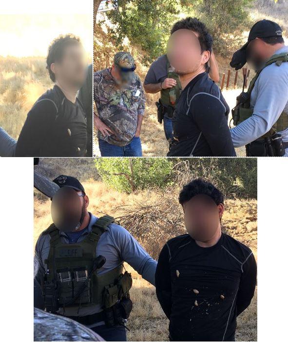 Anthony Rauda being arrested on Jan. 7, 2018. (Los Angeles County Sheriff's Department)