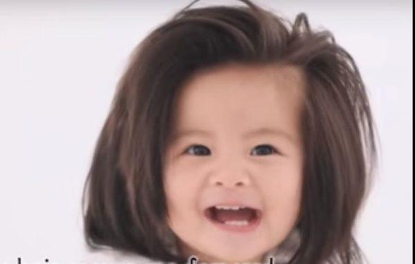 Chanco became a hair model at age 1 after going viral (Pantene)