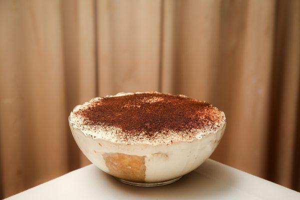 Tiramisu, served out of a bowl, is a sweet ending. (Samira Bouaou/The Epoch Times)