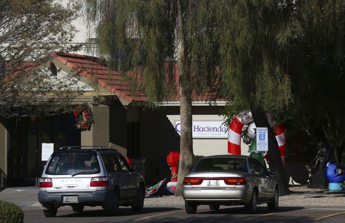 Hacienda HealthCare in Phoenix, Arizona on a Jan. 4, 2019. A woman in a vegetative state gave birth on Dec. 29, 2018, in a Hacienda facility, prompting a sexual assault investigation. (AP Photo/Ross D. Franklin)
