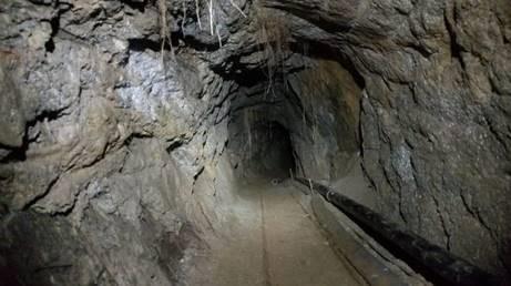 A cross-border tunnel discovered on Sept. 19, 2018, in Mexico. The entrance in Jacumba, California was found on Oct. 4, 2018. (U.S. Customs and Border Protection)