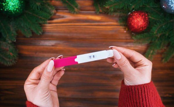 A stock photo of a pregnancy test kit (KristinaKokhanova/Shutterstock)