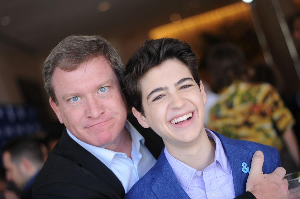 Stoney Westmoreland and Joshua Rush attend Rising Stars at the GLAAD Media Awards Los Angeles at The Beverly Hilton Hotel in Beverly Hills, California on April 11, 2018. (Photo by Vivien Killilea/Getty Images for GLAAD)