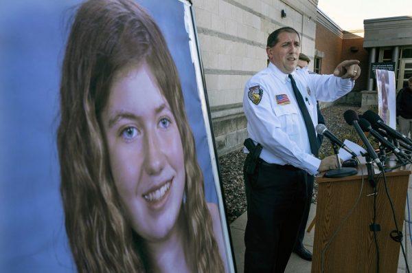Sheriff Chris Fitzgerald during a news conference about 13-year-old Jayme Closs who had been missing since her parents were found dead in their home in Barron, Wis., on Oct. 17, 2018. (Jerry Holt/Star Tribune/AP)