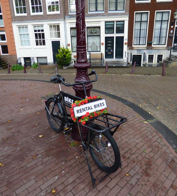 A bike for rent in Amsterdam. (Manos Angelakis)