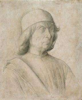 Self-portrait by Gentile Bellini. Under Caterina, Asolo became a flourishing court for late Renaissance art and learning, with painters such as Gentile Bellini visiting the castle. (Public Domain)