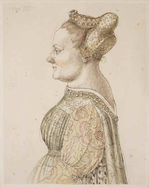 A portrait of Caterina Cornaro by Albrecht Dürer. (Public Domain)