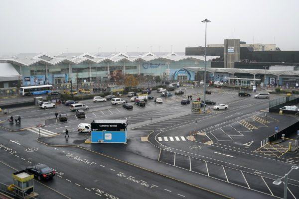 Birmingham Airport in the West Midlands, UK, on Dec. 5, 2018. (Christopher Furlong/Getty Images)