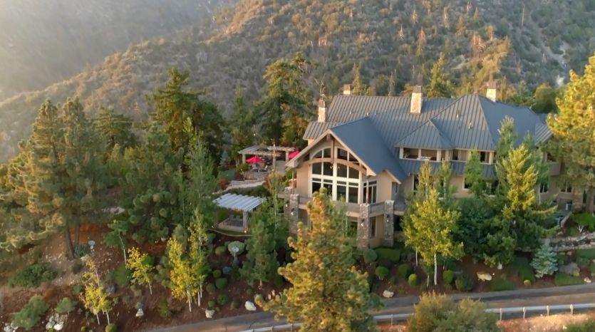 The house, according to Business Insider, includes a 16,000-square-foot house with a sauna, a movie theater, and a three-story elevator. It also includes a 4,000-square-foot garage. (Vimeo / Craig Strong)