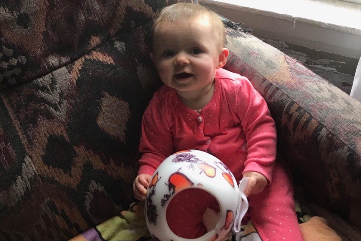Gabrielle King, 10 months old, died on Jan. 14, 2019, from the severe injuries she suffered from a car crash on Jan. 10 in Waterboro, Maine. (10 month old Gabrielle is in need of help/GoFundMe)