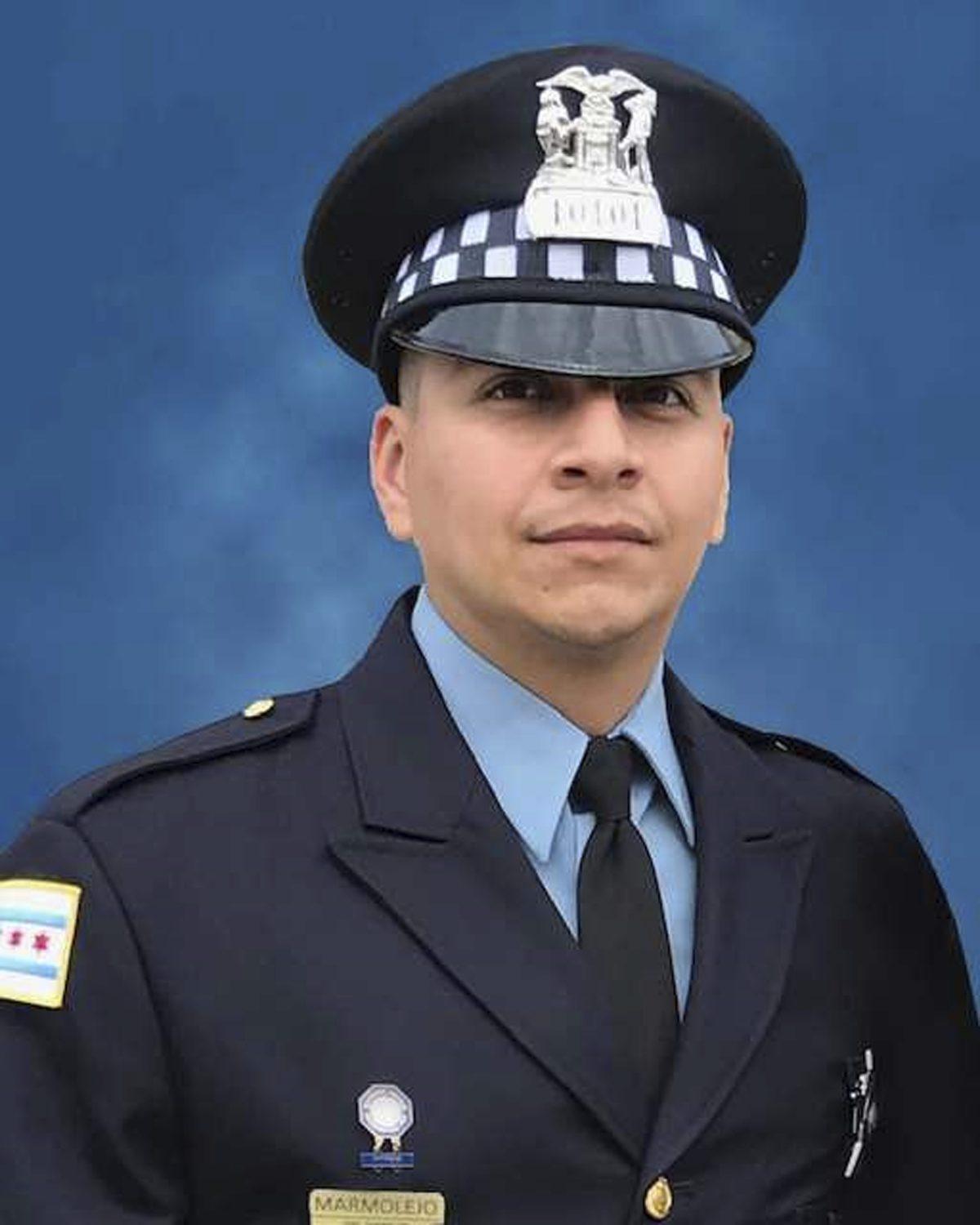 Chicago Police Officer Eduardo Marmolejo un an undated photo. Marmolejo and another officer Conrad Gary were fatally struck by a train as they investigated a report of gunshots on the city's far South Side on Dec. 17, 2018. (Chicago Police Department via AP)