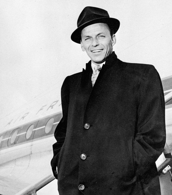 Legendry singer Frank Sinatra in file picture dated April 1968 at Orly airport in Paris. (AFP/AFP/Getty Images)