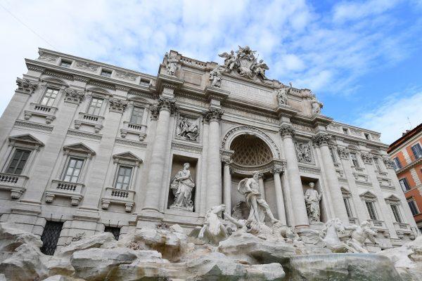 The Trevi Fountain in Rome on Feb. 10, 2017. (Miguel Medina/AFP/Getty Images)