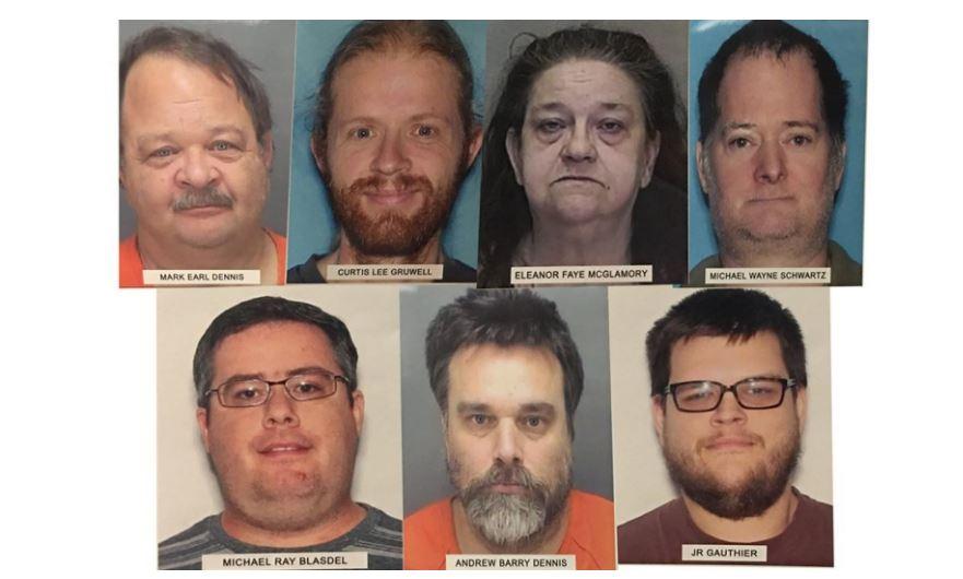  Seven people were arrested across Florida for allegedly participating in a human trafficking scheme. (St. Petersburg Police Department)