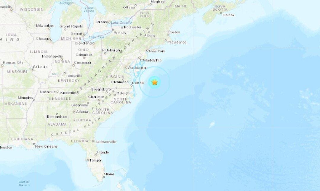 4.7 Magnitude Earthquake Hits Miles Off Maryland Coast, No Tsunami