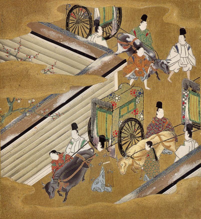 “Nio no Miya” ("The Perfumed Prince"), Ch. 42 in “The Tale of Genji,” illustrated by Tosa Mitsuoki (1617–1691). Part of the Burke Albums, property of Mary Griggs Burke. (Public Domain)