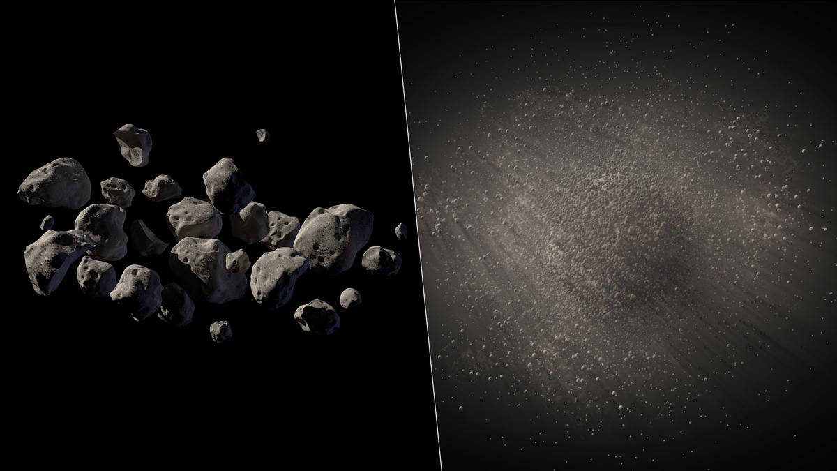 The Spacious Structure of Asteroid 2011 MD (Artist's Concept) . (NASA photo journal)