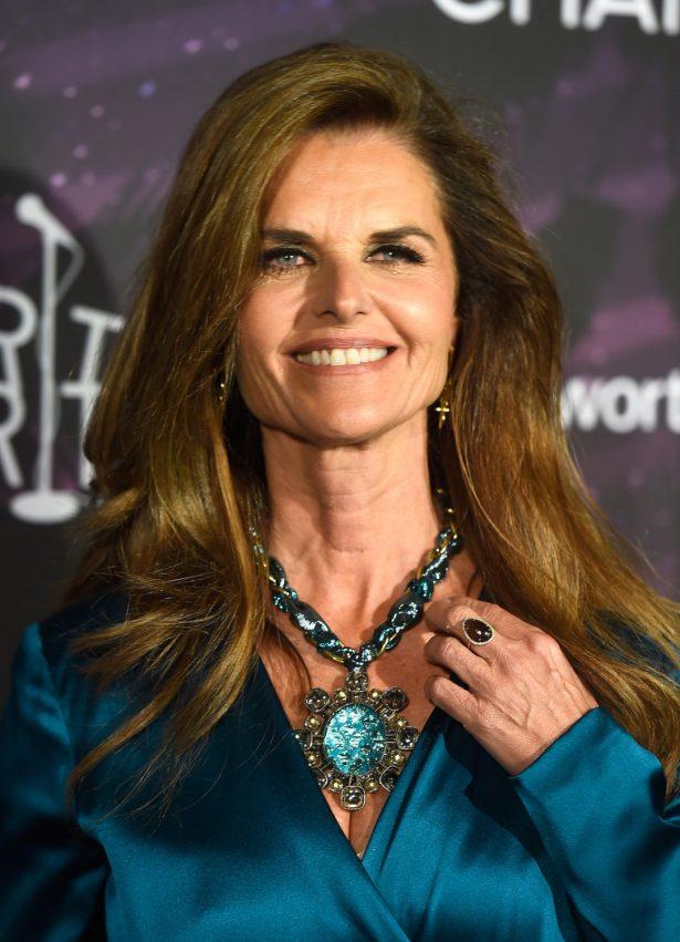 Producer Maria Shriver arrives at the 3rd Annual Los Angeles Hilarity for Charity Variety Show at Hollywood Palladium in Hollywood, Calif., Oct. 17, 2014. (Frazer Harrison/Getty Images)