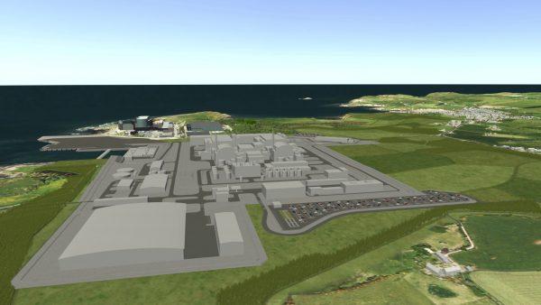 The proposed power plant in Anglesey, Wales, that has been put on hold by Hitachi on Jan. 17, 2019. (Horizon Nuclear Power via Reuters)