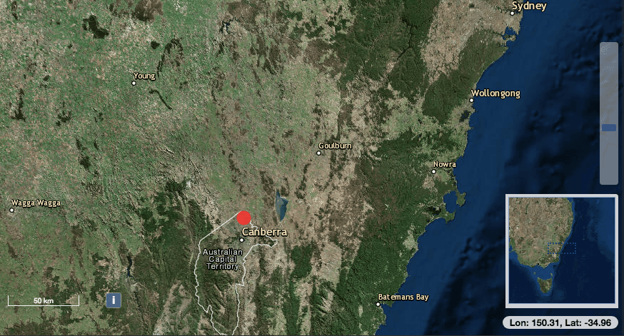 Mini Earthquake 3.1 Magnitude Hits Near Australian Capital