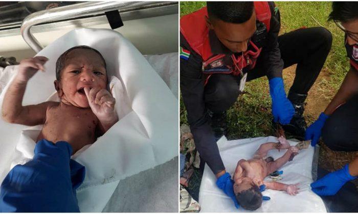 Hours-Old Baby Rescued From Refuse Bag Minutes Before Waste Truck Comes