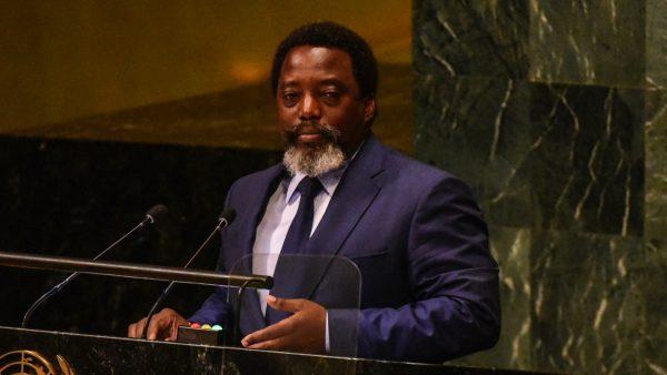President of the Democratic Republic of the Congo Joseph Kabila Kabange at the General Assembly at the United Nations during the United Nations General Assembly in N.Y.C., on Sept. 25, 2018. (Stephanie Keith/Getty Images)