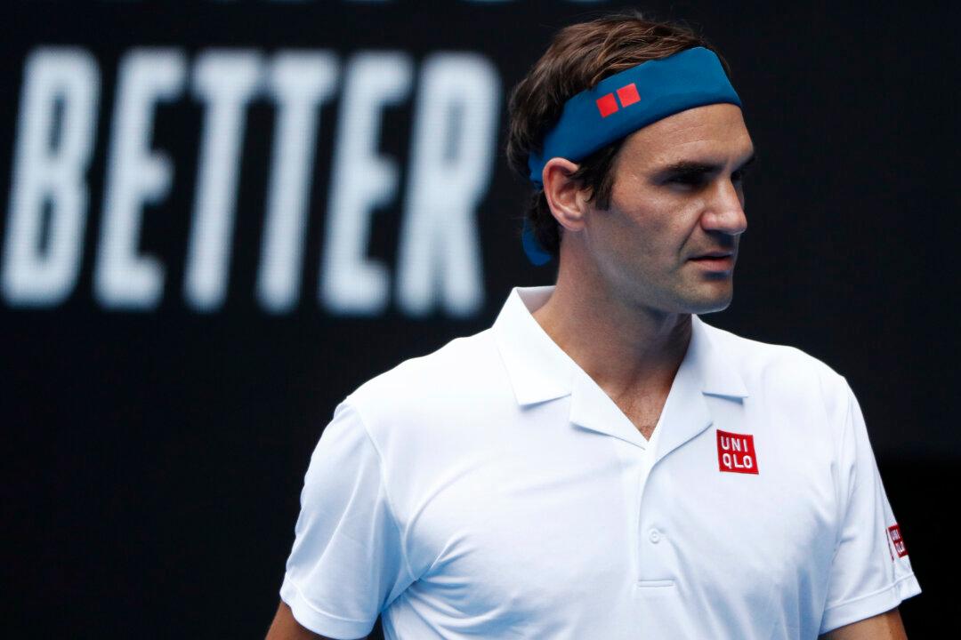 Security Blocks Grand Slam Champion Roger Federer at Australia Open