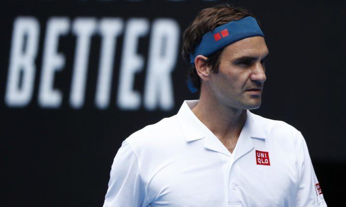 Security Blocks Grand Slam Champion Roger Federer at Australia Open