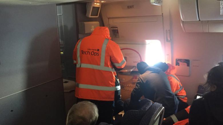 Passengers aboard a United Airlines flight from Newark, New Jersey, to Hong Kong were left stuck on the ground for more than 14 hours in frigid weather with a dwindling supply of food on Jan. 20th, 2019. (CNN)