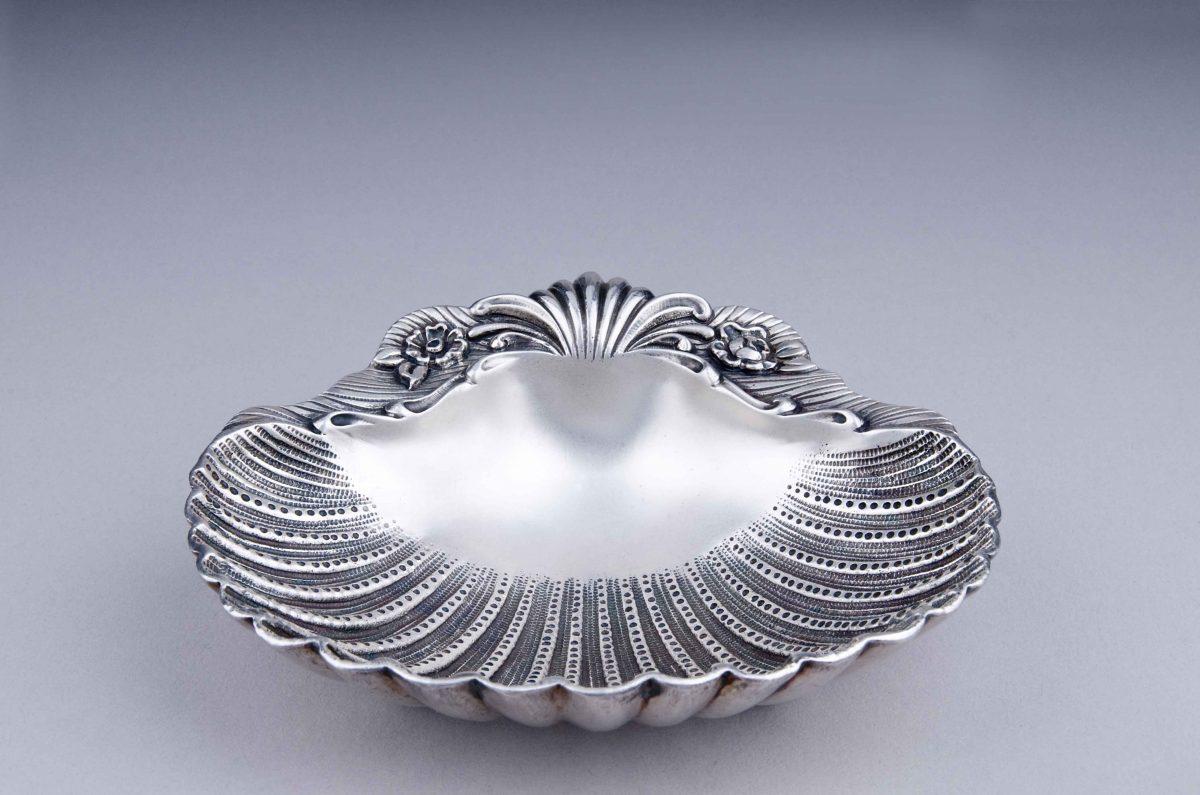 Originally designed for Tiffany & Co., this sterling silver shell is based on an old Florentine design. (Lorenzo Michelini/Argentiere Pagliai)