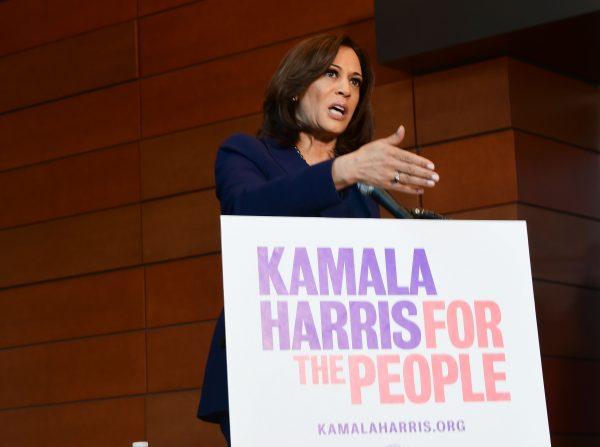 U.S. Senator from California, Kamala Harris, officially launched her presidential campaign for 2020, on Martin Luther King Day, Jan. 21, 2019, Washington (Eva Hambach/AFP/Getty Images)
